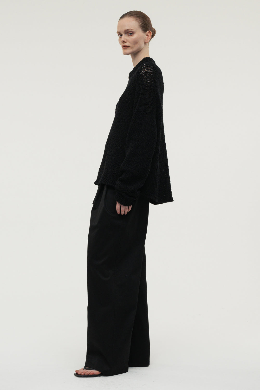 【coming soon】Drawcord Pants / Black