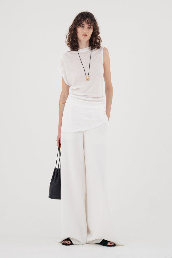 Flare Wide Trousers / Brack