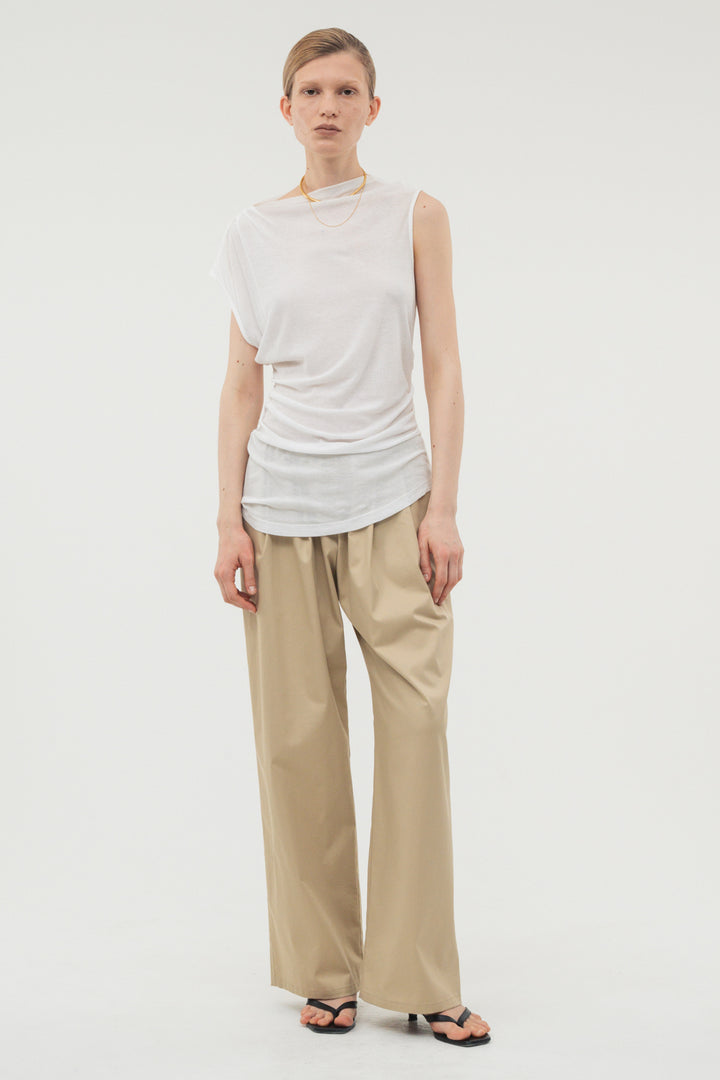 【coming soon】Drawcord Pants / Camel
