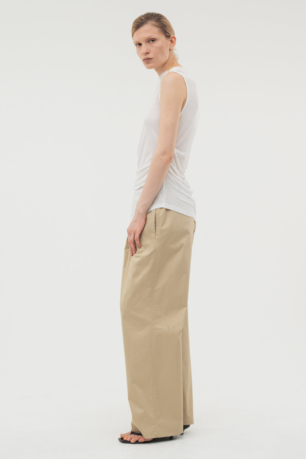 【coming soon】Drawcord Pants / Black