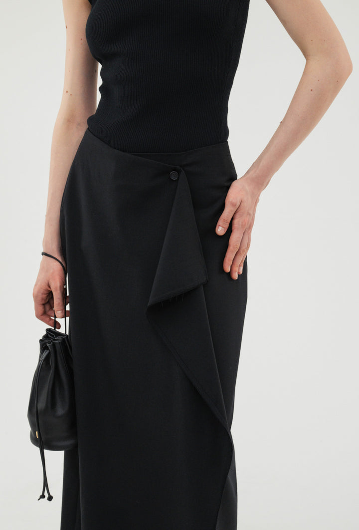 【coming soon】Fluid Wrap Skirt