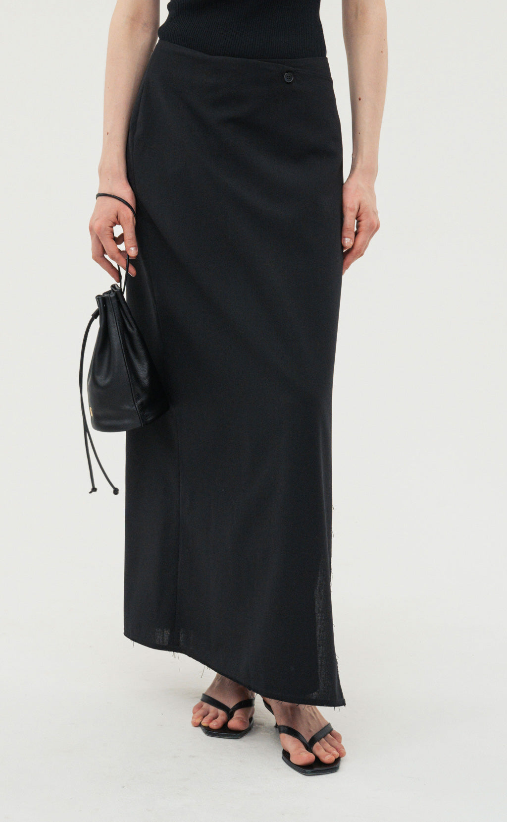 【coming soon】Fluid Wrap Skirt