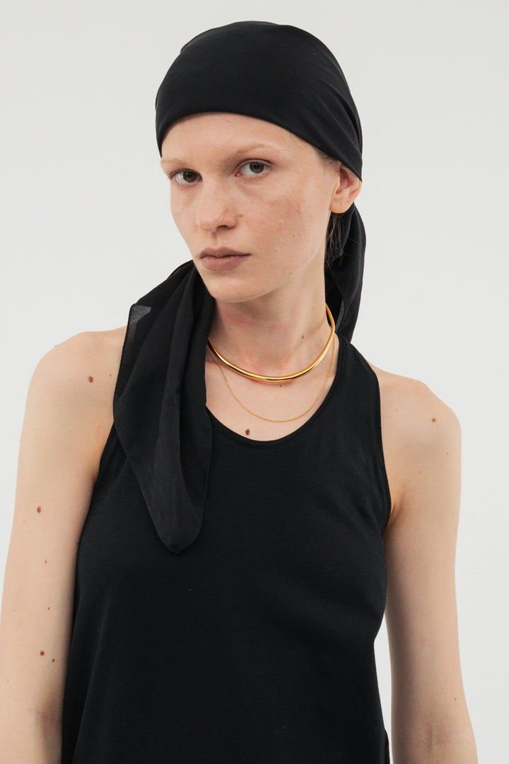 【coming soon】Silk Scarf / White