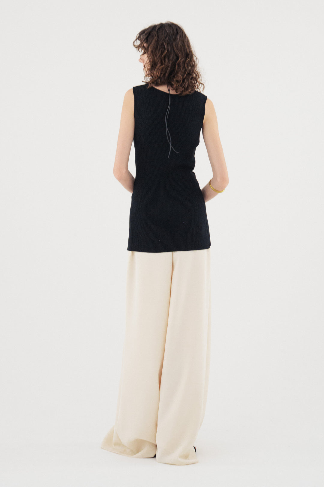 Flare Wide Trousers / Ecru