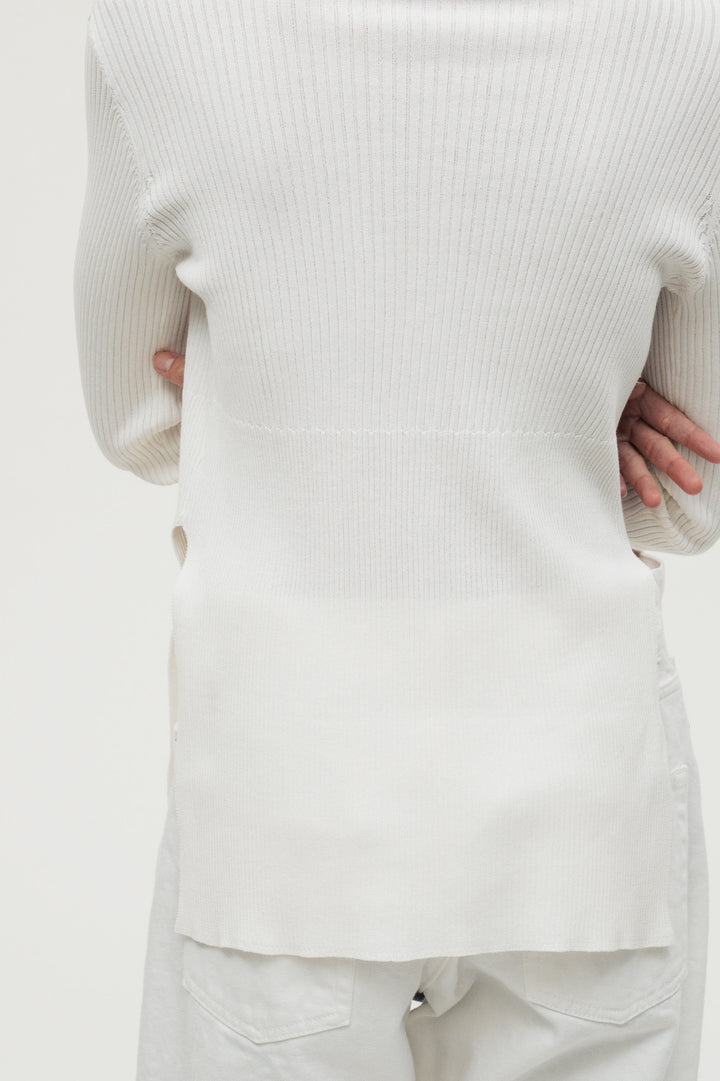 Silk Polo Knit / Camel