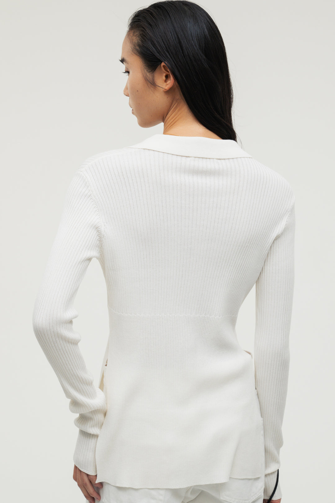 Silk Polo Knit / Camel