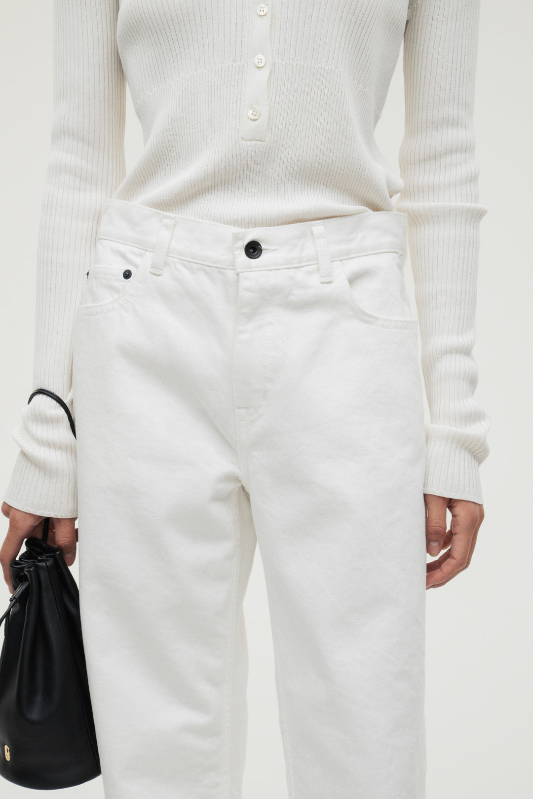Clean Denim / White