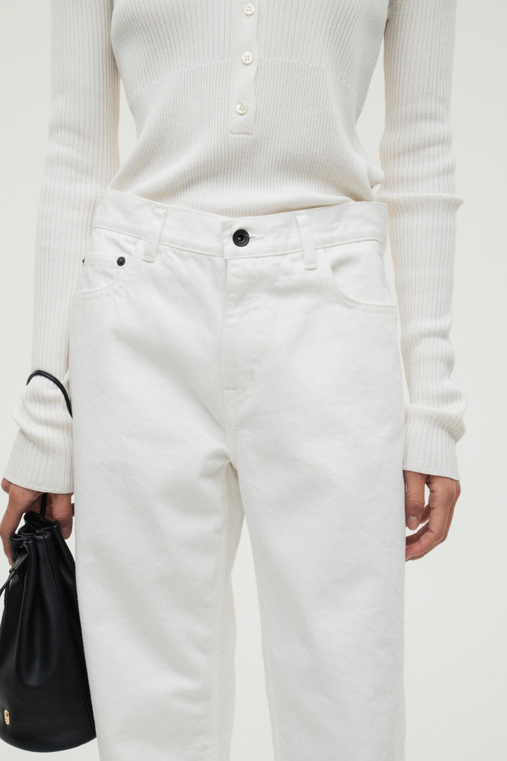 Clean Denim / White