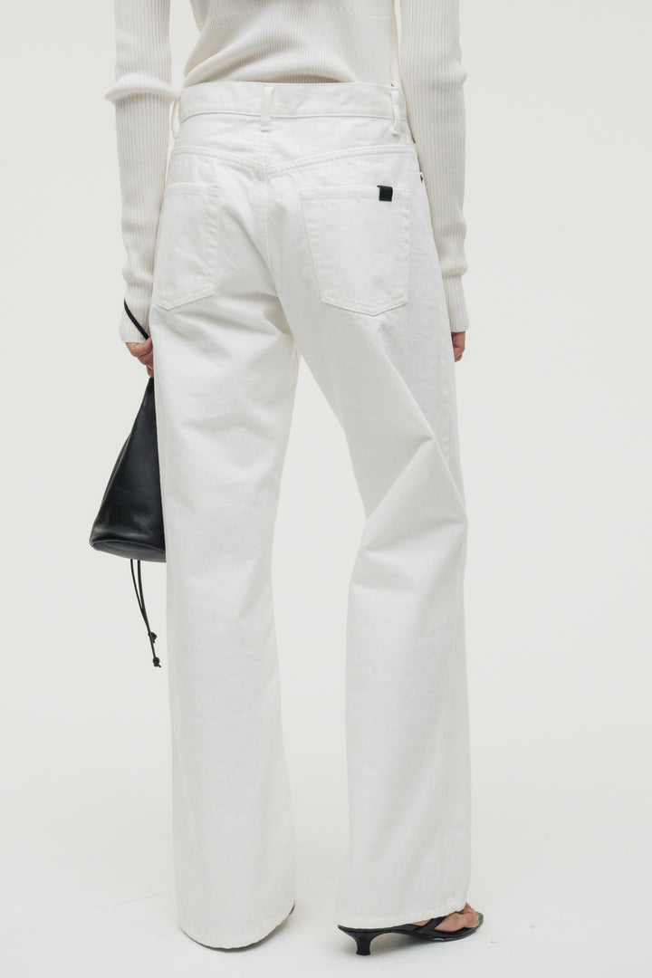Clean Denim / White