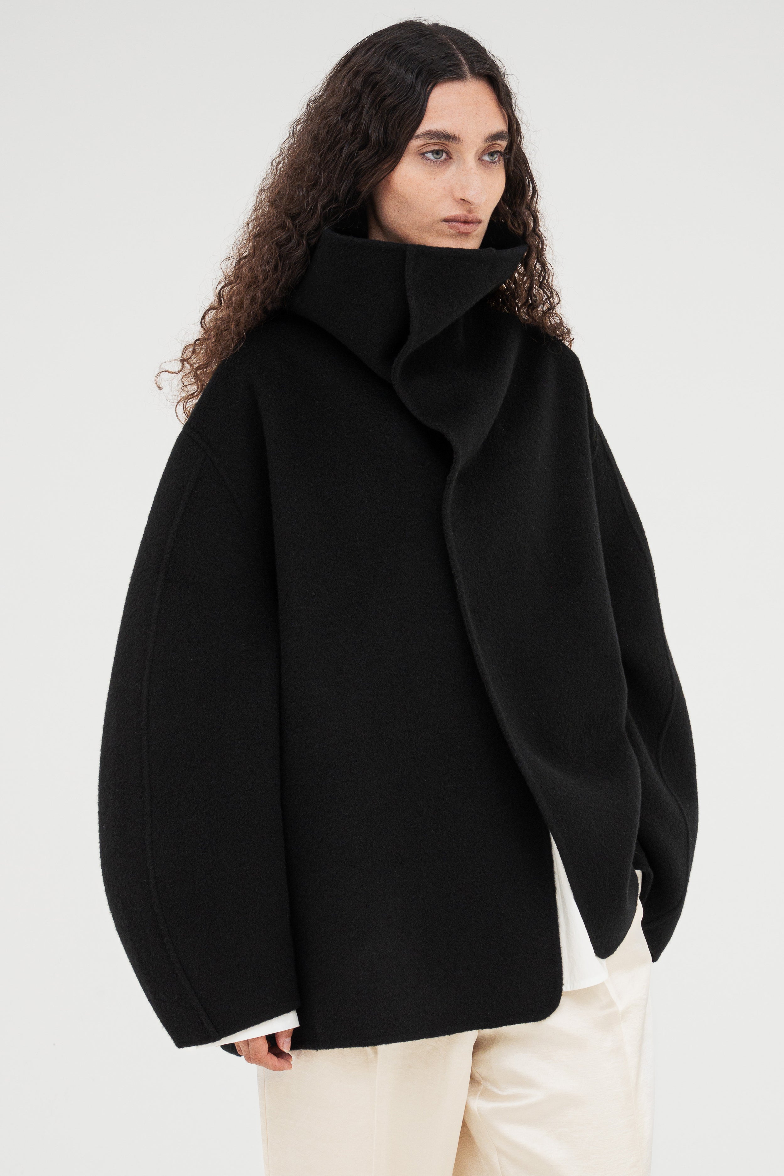 Cashmere Double-Faced Short Coat – (im)perf.