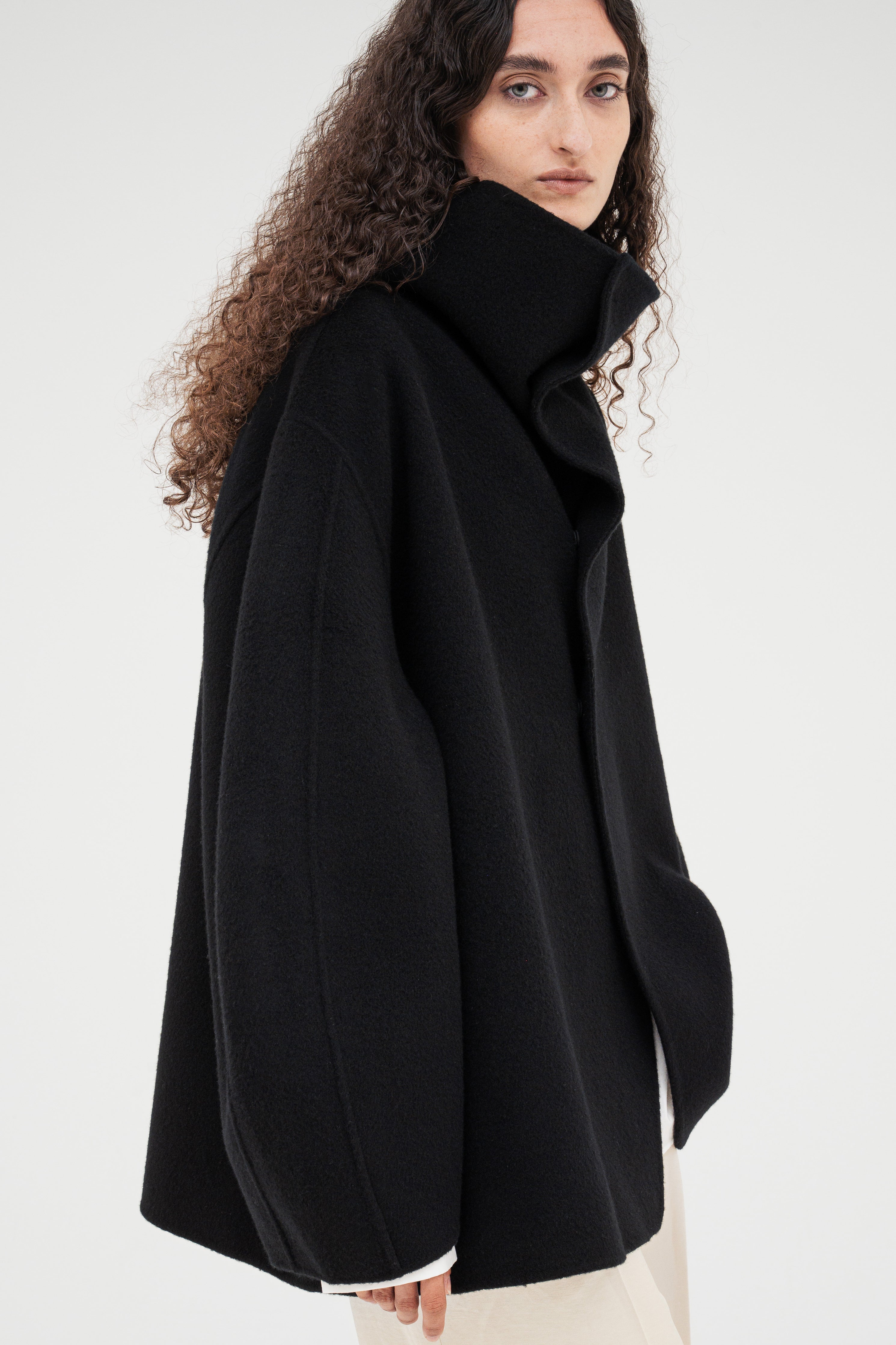 Cashmere Double-Faced Short Coat – (im)perf.