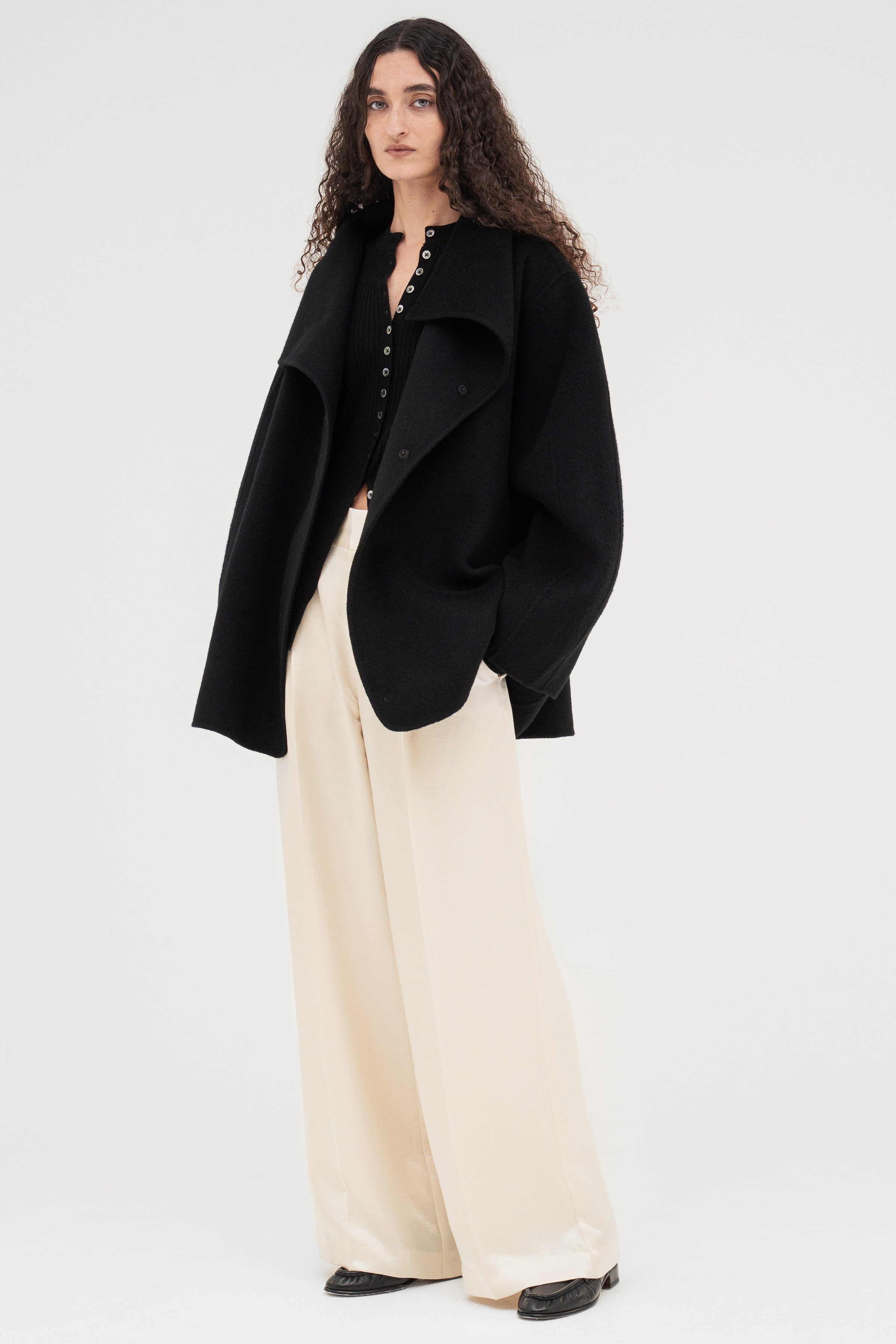 Cashmere Double-Faced Short Coat – (im)perf.
