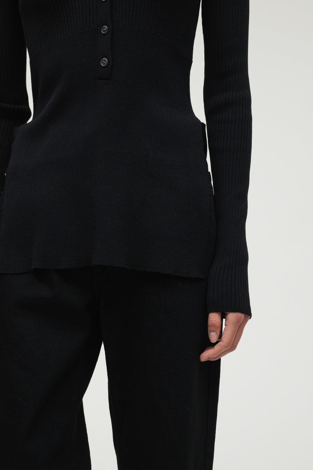 Silk Polo Knit / Camel