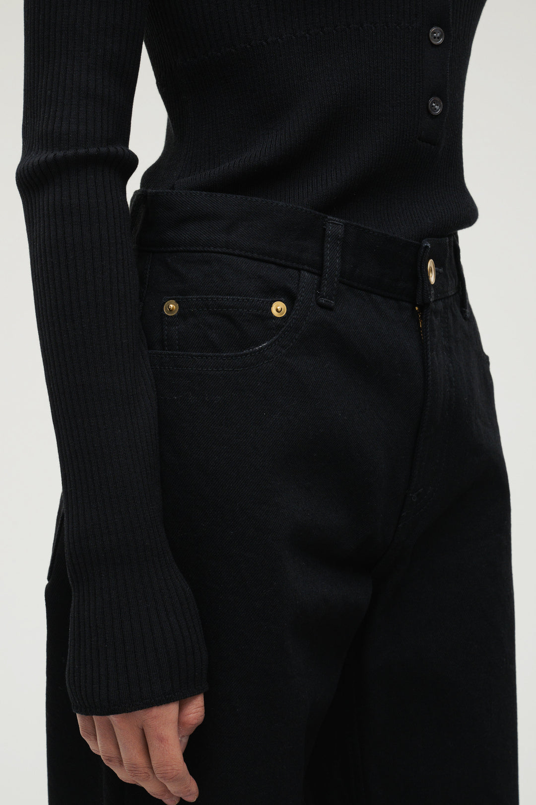 Clean Denim / White