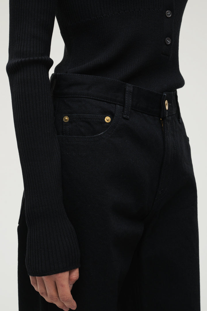 Clean Denim / White