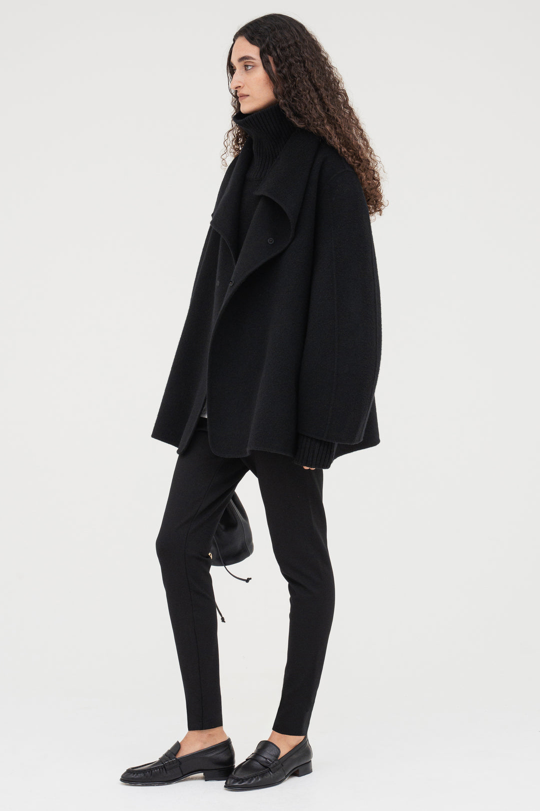Cashmere Double-Faced Short Coat