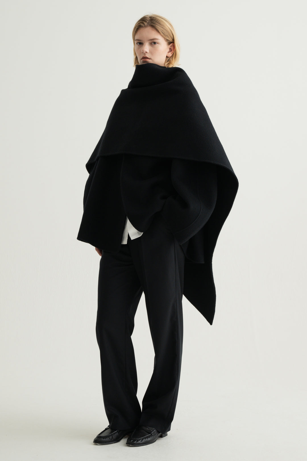 Cashmere Double-Faced Stole