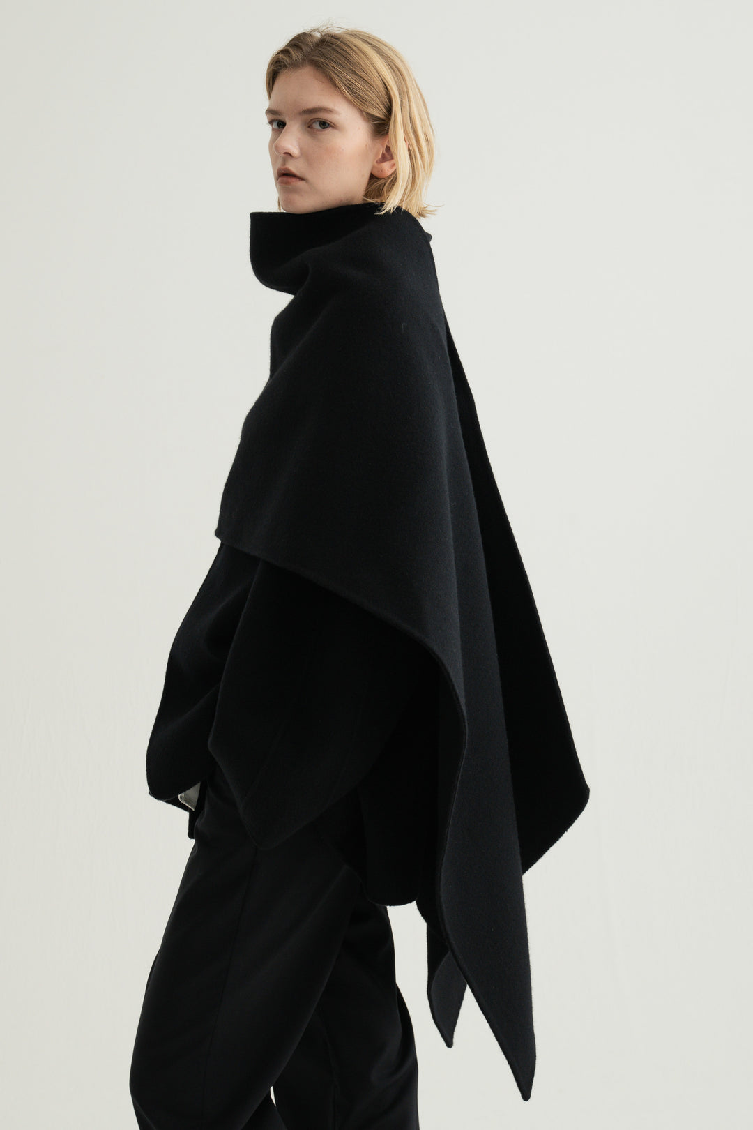 Cashmere Double-Faced Stole