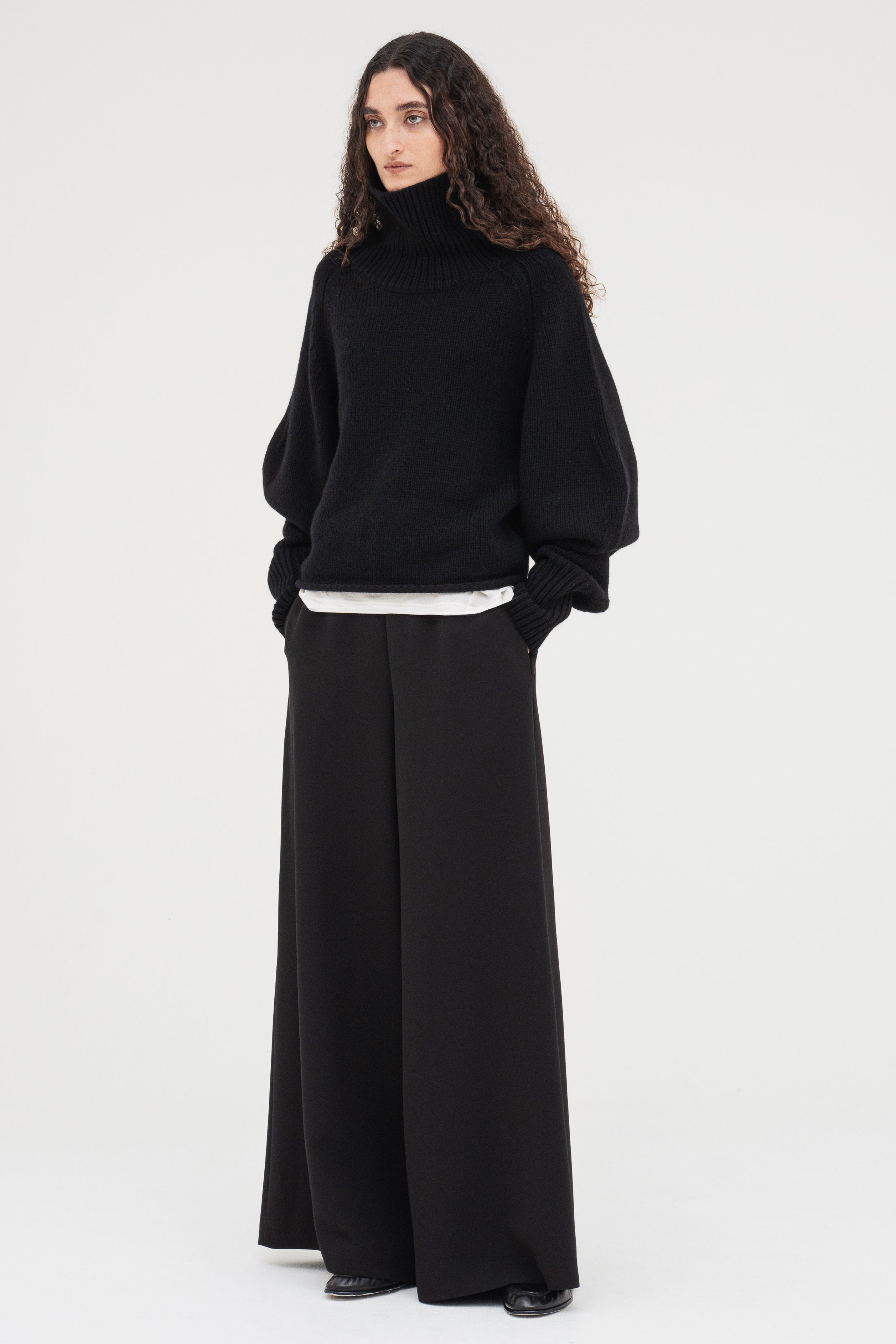 Contour Turtle Neck Knit / Grey – (im)perf.