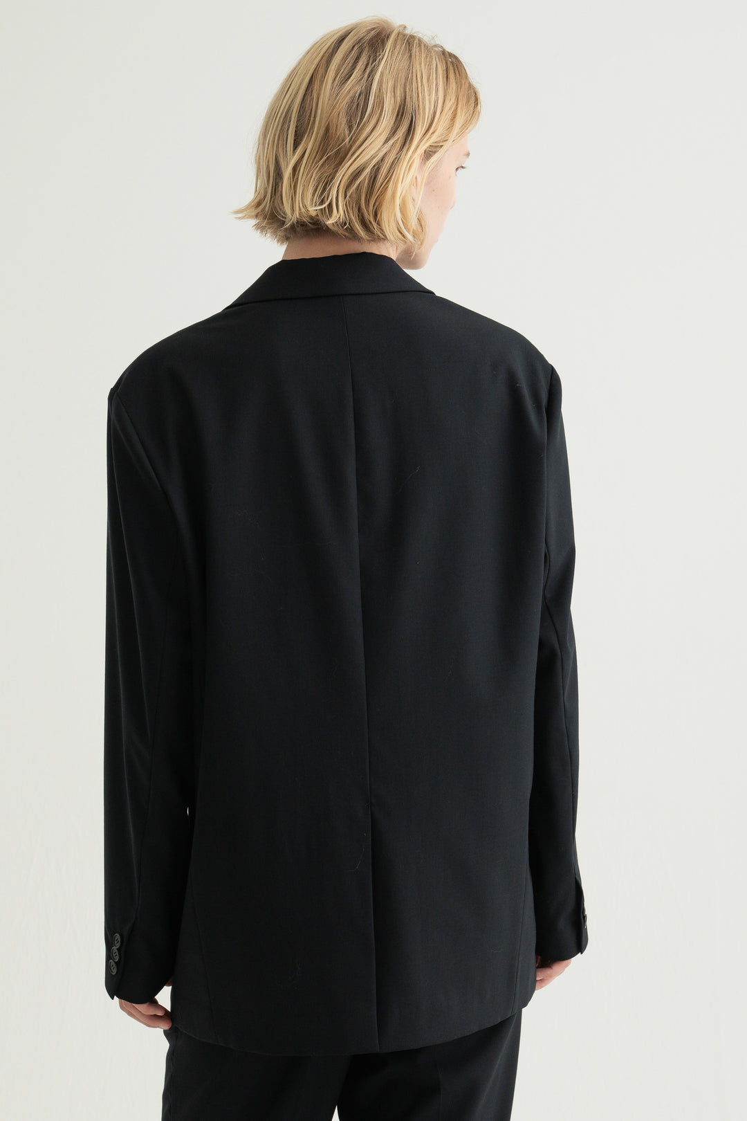 Virgin Wool Relaxed Jacket / Brown
