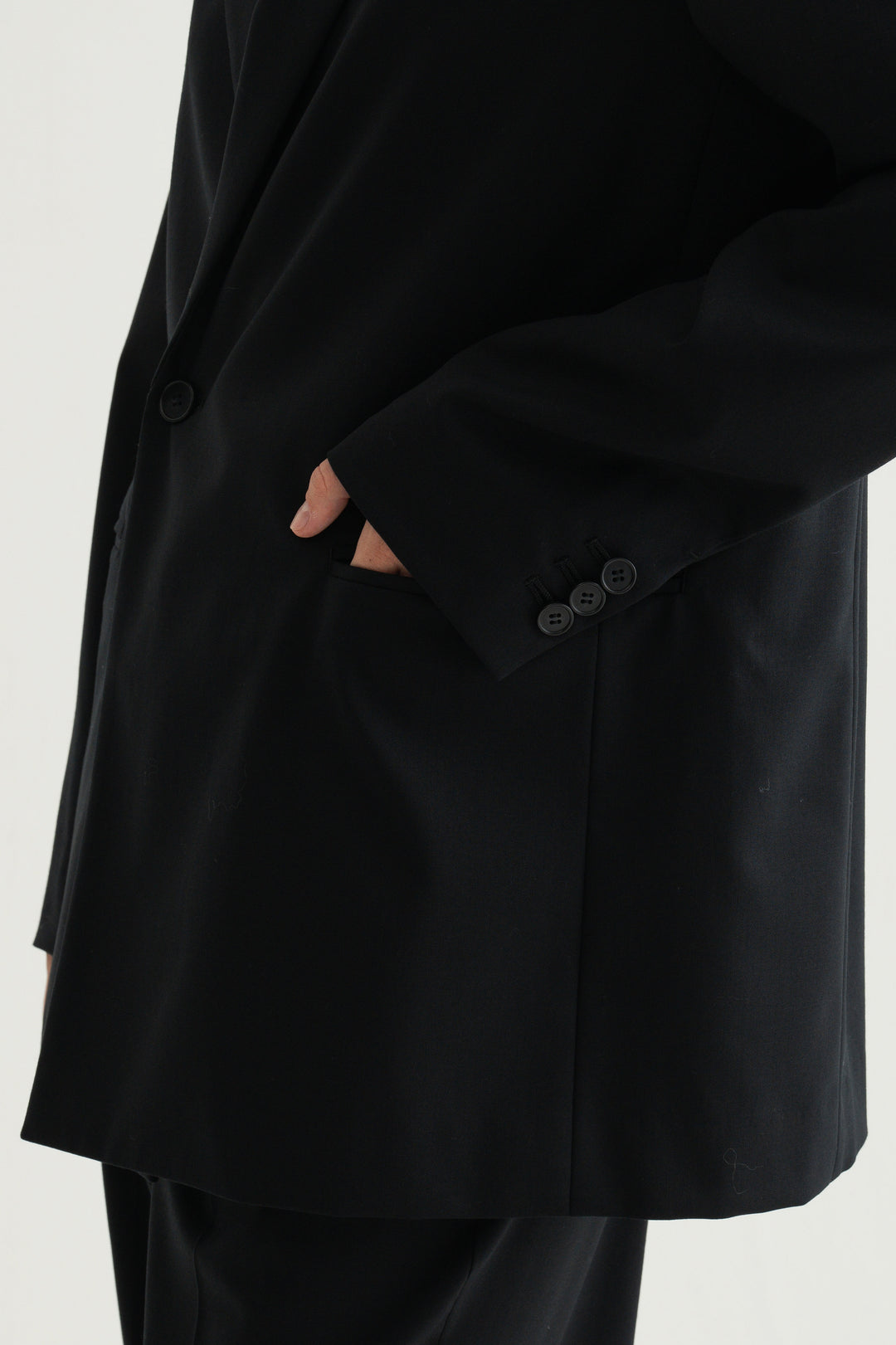 Virgin Wool Relaxed Jacket / Brown