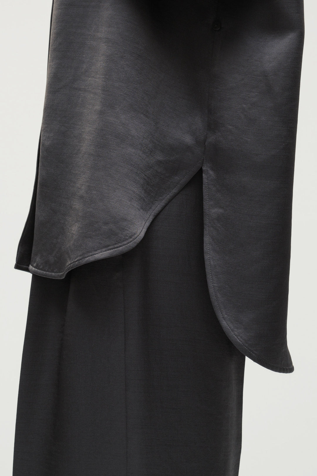 Vintage Satin Shirts / Grey