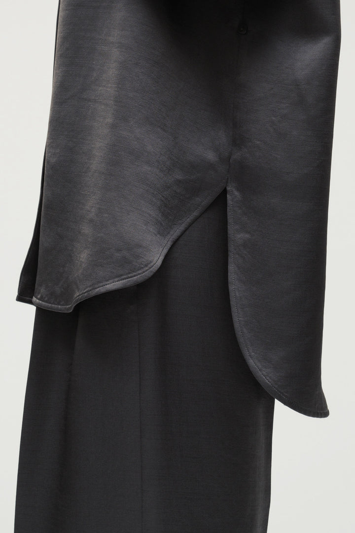Vintage Satin Shirts / Grey