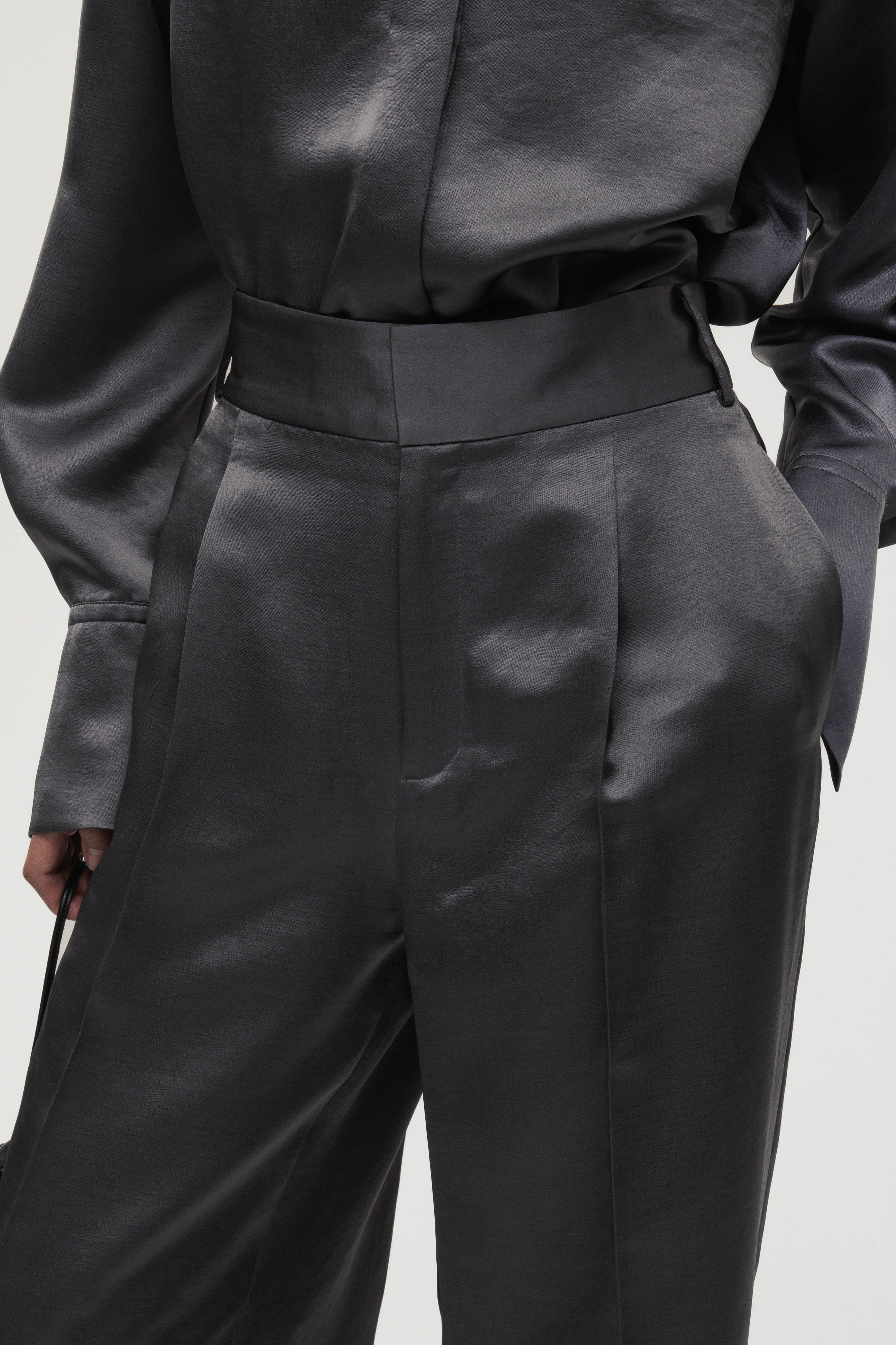 Vintage Satin Pants / Grey – (im)perf.