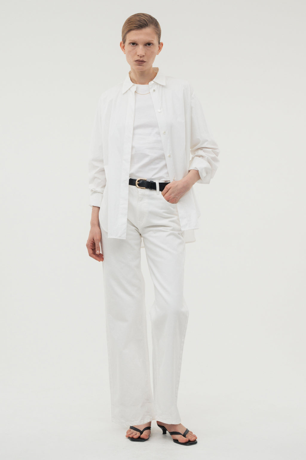 トップス (im)perf. Loose knit white Best Sellers – (im)perf.