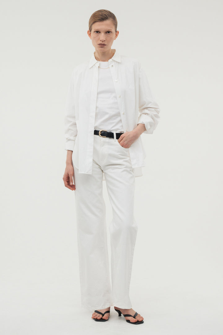 Clean Denim / White