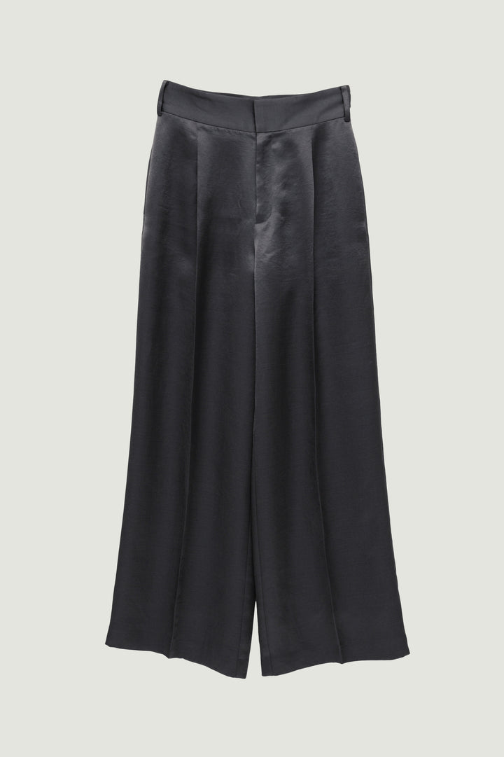 Vintage Satin Pants / Grey