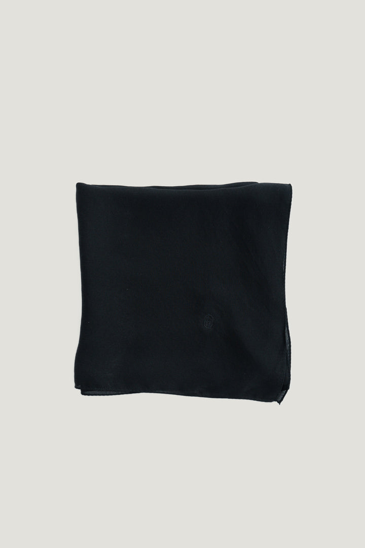 Silk Scarf / Black