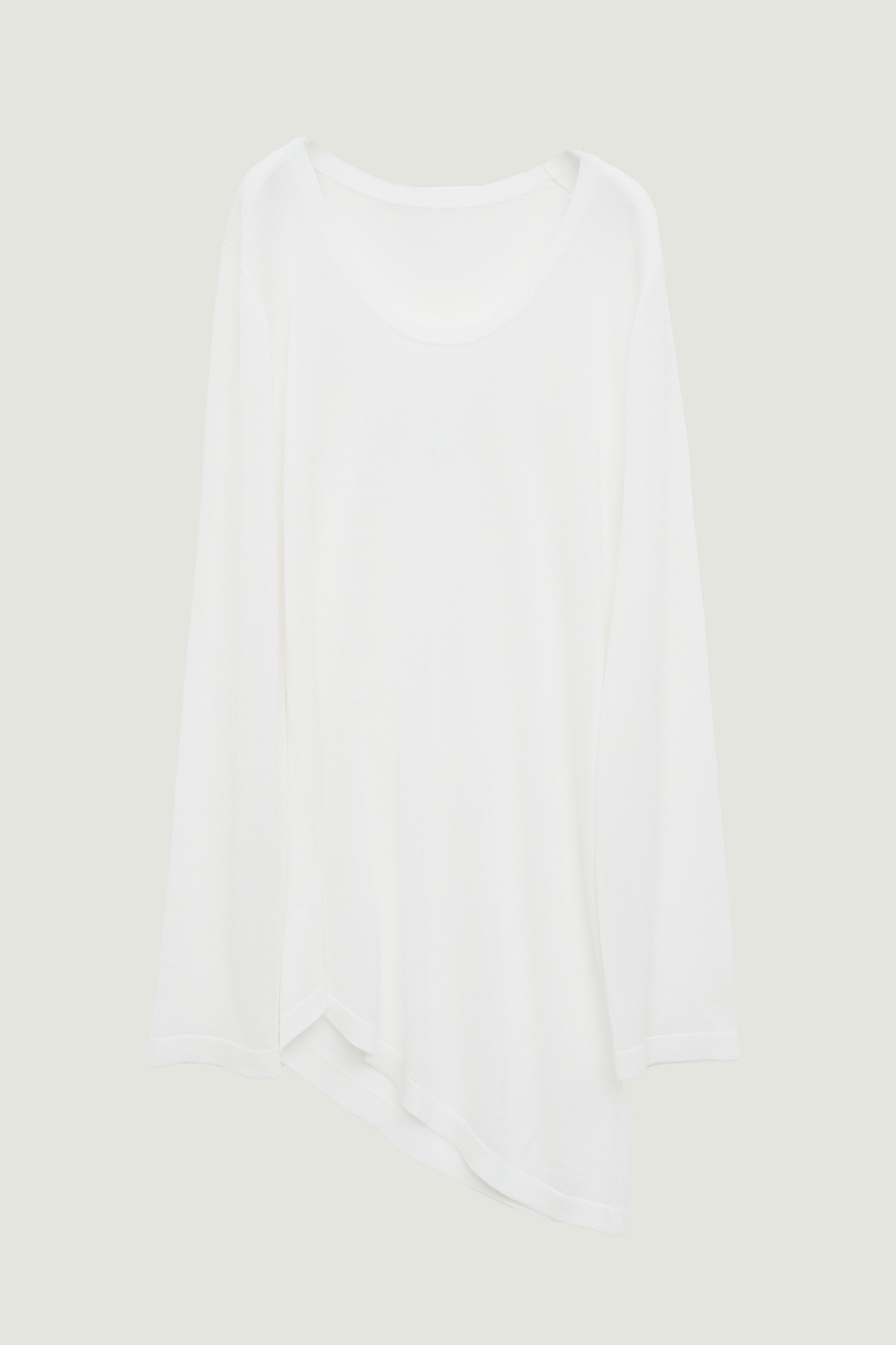 トップス (im) perf.Silk Drape Knit / White imperf Silk Drape Knit / White – (im)perf.