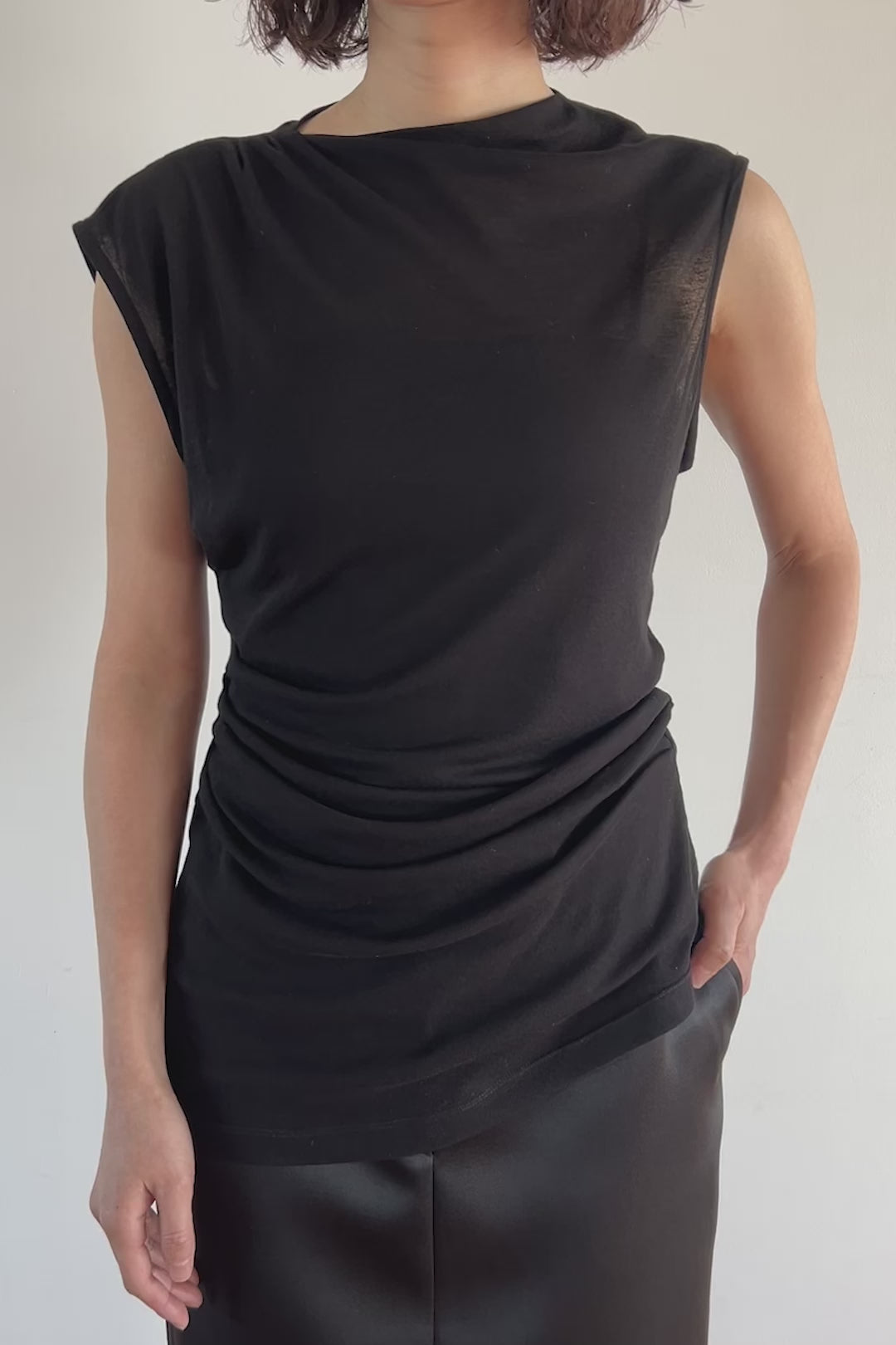 Drape Cut&Sew / Black