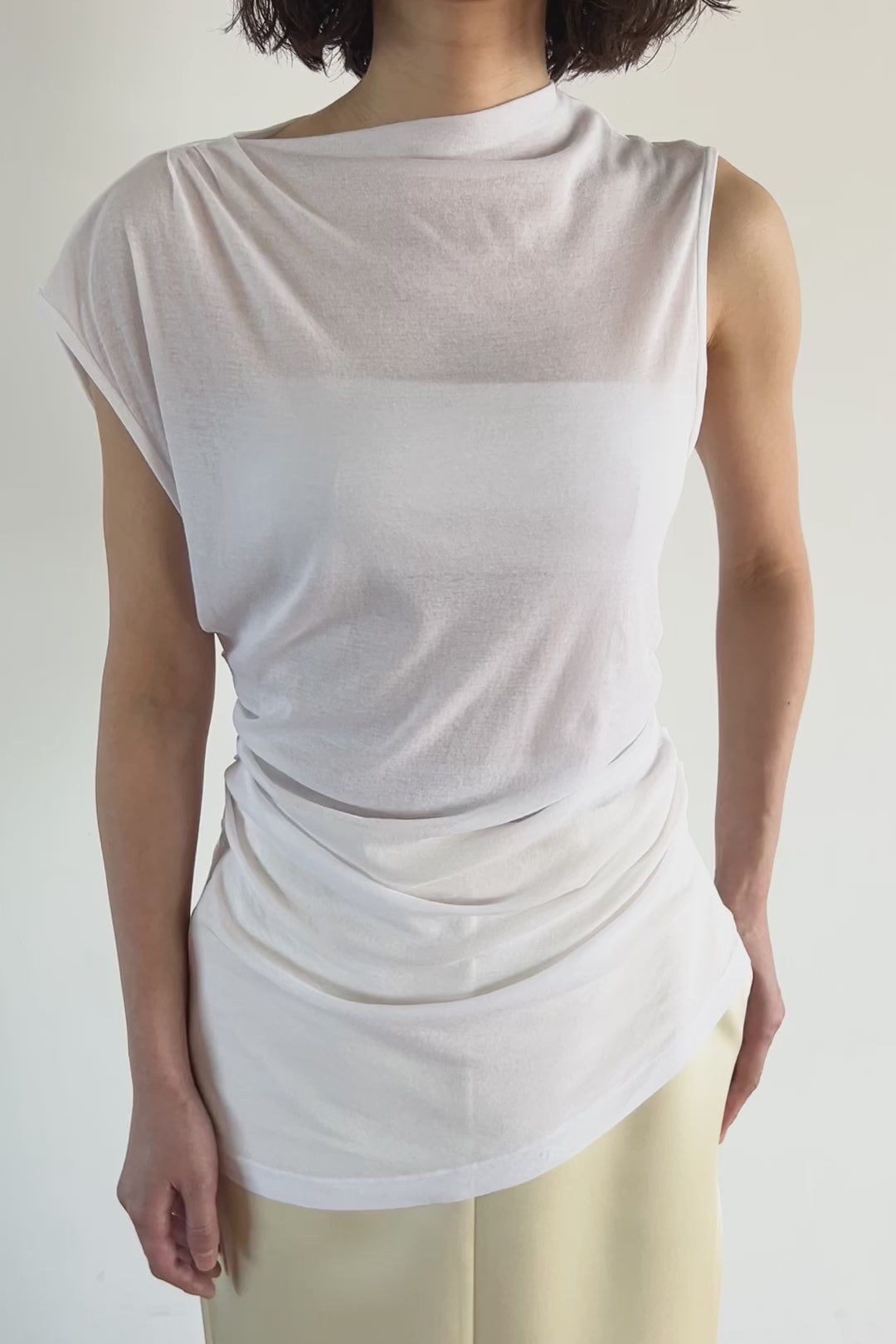 Drape Cut&Sew / White