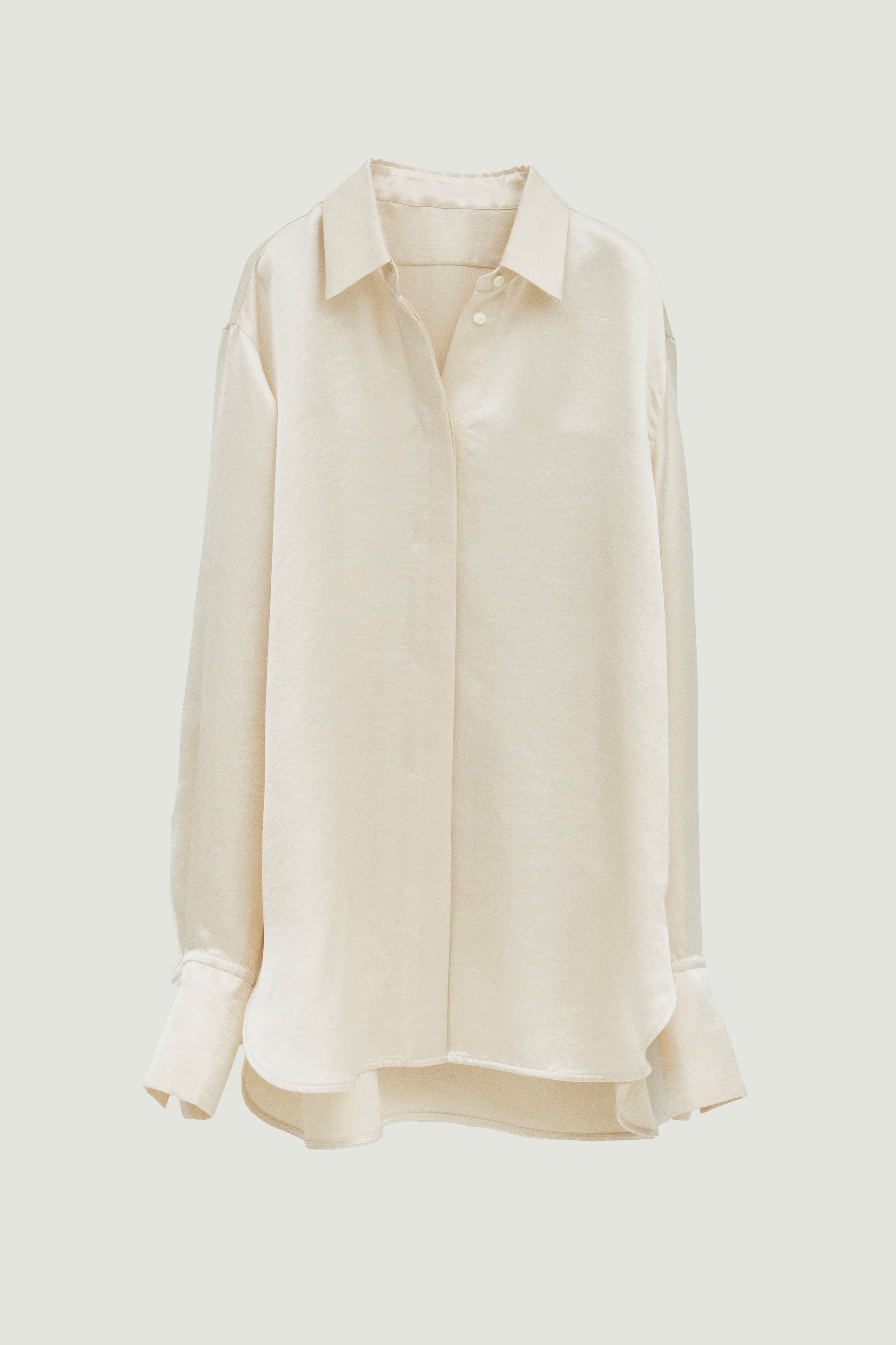 Vintage Satin Shirt / Ecru – (im)perf.